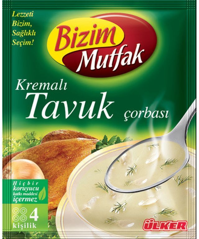 BIZIM CORBA 62GR TAVUK KREMALI 