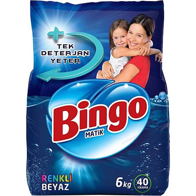 BINGO TOZ DET.6KG RENKLI BEYAZ*