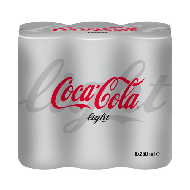 Coca Cola 6*250 Ml Light Tnk