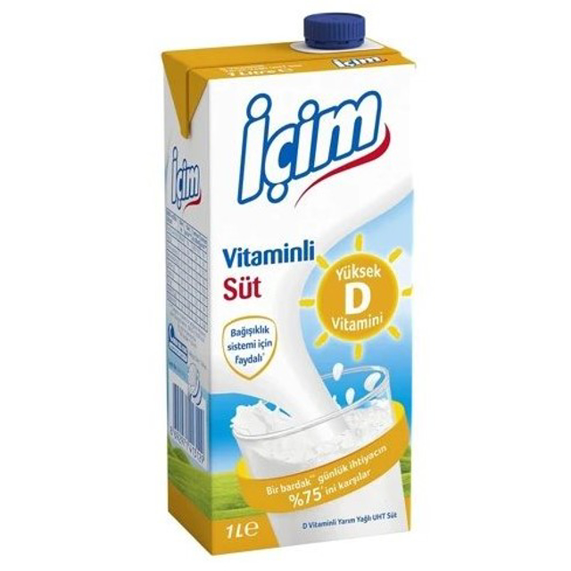 İcim Sut D Vitaminli Uht 1 Lt