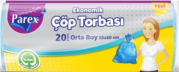 PAREX COP TORBASI ORTA 15LI*