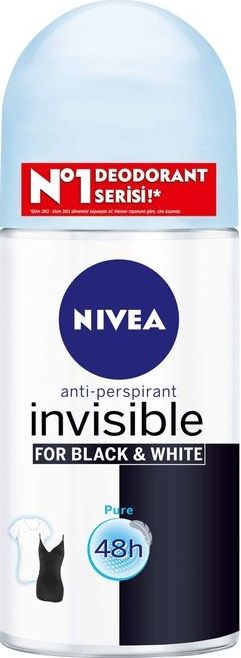 NIVEA DEO ROLL-ON 50 ML INV BLACK&WHITE PURE KADIN