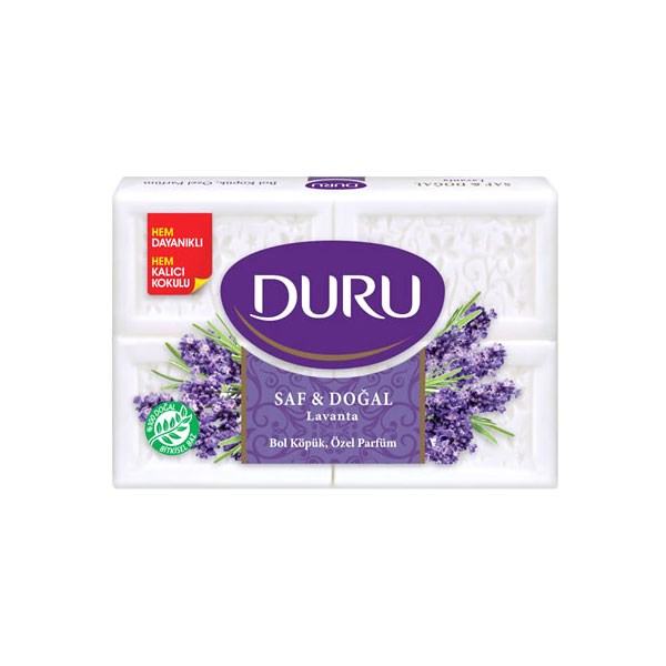 DURU KALIP SABUN SAF&DOĞAL LAVANTA 600GR (506476)