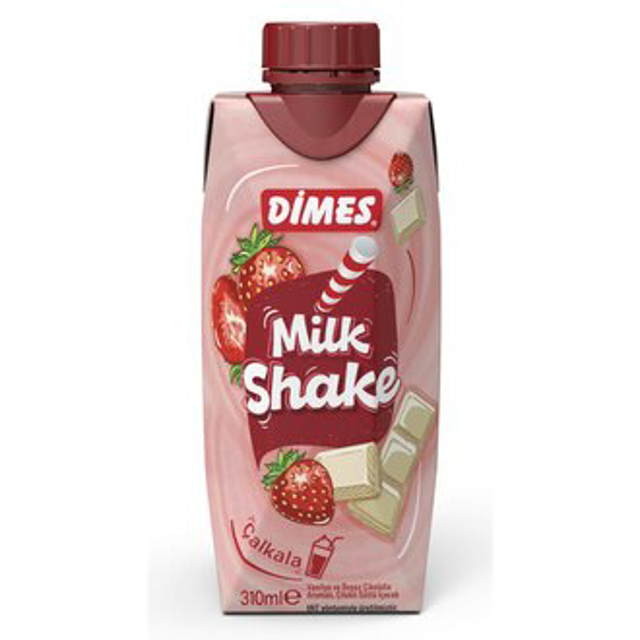 Dimes Milk Shake Cilekli 310 Ml