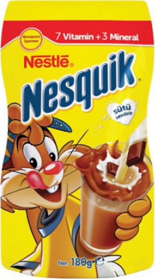 Nestle Nesquik Toz 180gr Kakaolu