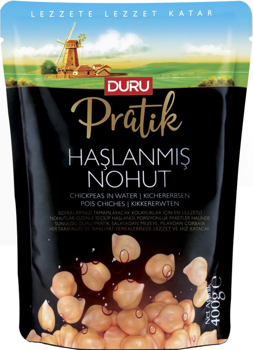 DURU PRATİK HAŞLANMIŞ NOHUT 400GR (353801)