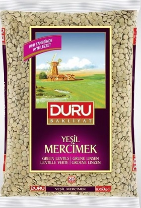 DURU YEŞİL MERCİMEK 1000 GR*12 (353303)