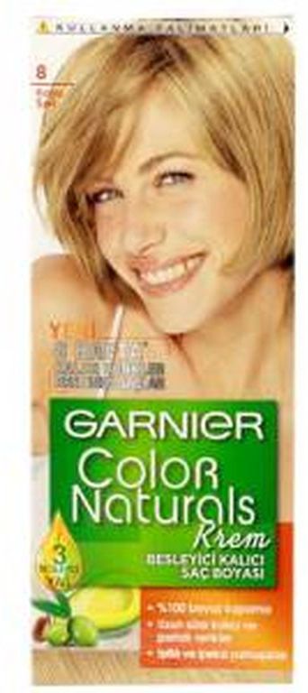 Garnier Çarpıcı Renkler Krem Saç Boyası 8.0 Parlak Koyu Sarı