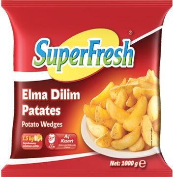 S.FRESH PATATES 1000GR ELMA DILIMLI 