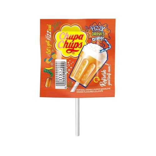 VIVIDENT CHUPA CHUPS FIZZY LOLIPOP 15 GR