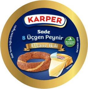 Karper Ucgen Peynir 8 Li 100 Gr