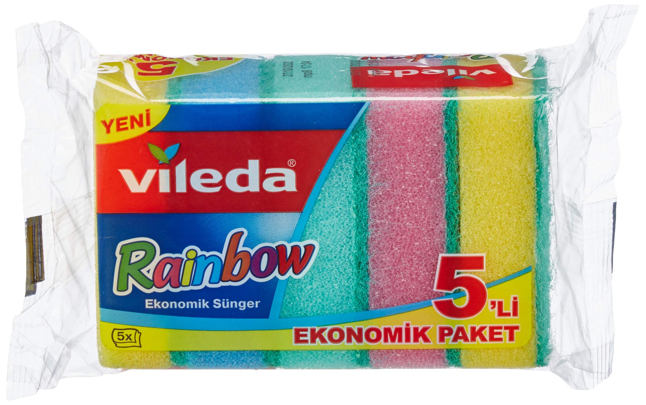 VILEDA RAİNBOW SÜNGER 5 'Lİ (137657)