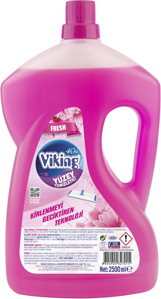 VİKİNG YÜZEY TEMİZLEYİCİ 2,5 LT FRESH