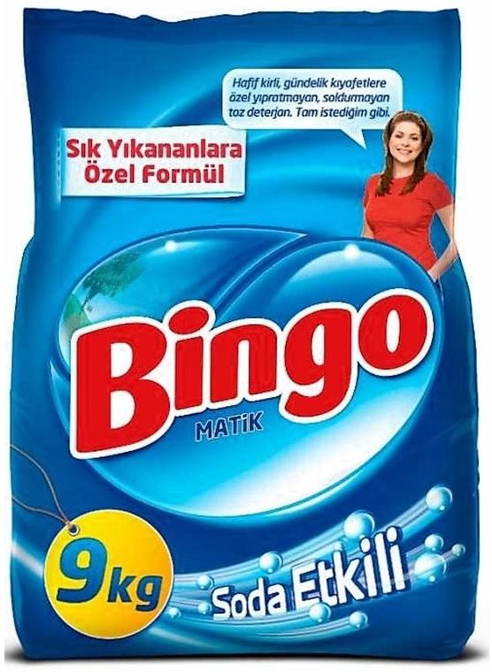 BINGO TOZ DET.9KG SIK YIKANAN CAMASIR