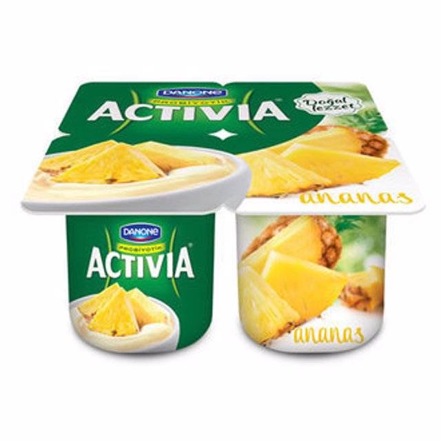 Danone Activia 4*100 Gr Ananas