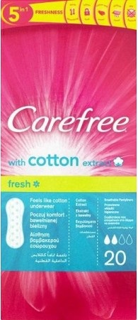 CAREFREE MINIPED 20 'Lİ BREATHABLE FRESH 