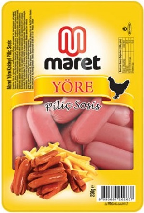 MARET YÖRE KOKTEYL PİLİÇ SOSİS 250 G (31000111)