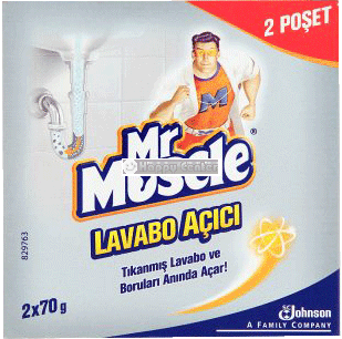 MR MUSCLE LAVABO ACICI 2x50 GR