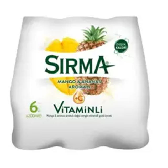 SIRMA C+ MANGO&ANANAS AROMALI SODA 6*200ML