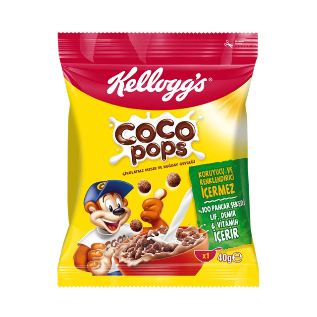 KELLOGGS 2741-02 COCO POPS TOPLARI 40GR 