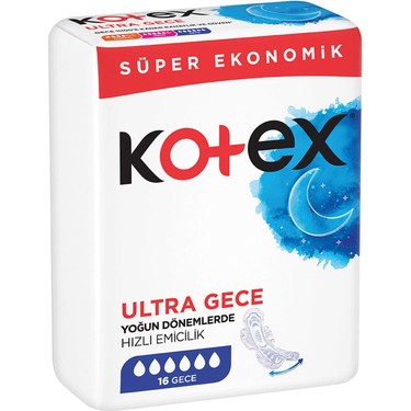 KOTEX NATURAL ULTRA S.EKO GECE 14LI