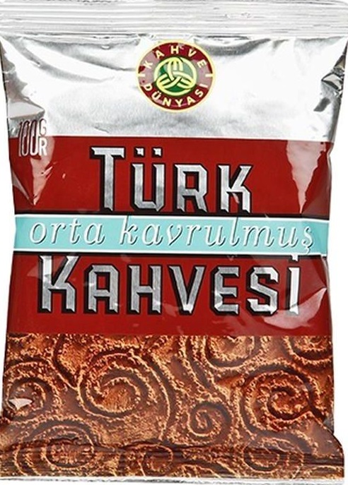 KAHVE DÜNYASI TÜRK KAHVESİ 100 GR ORTA KAVRULMUŞ